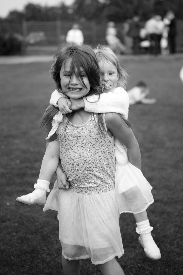 children at crondon park wedding