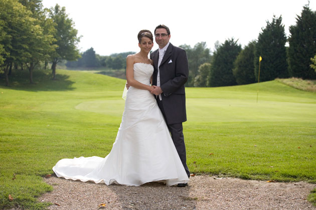 wedding couple channels golf club