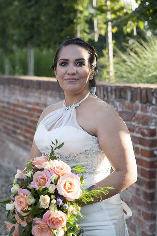 Portrait of the bride at Vaulty Manor