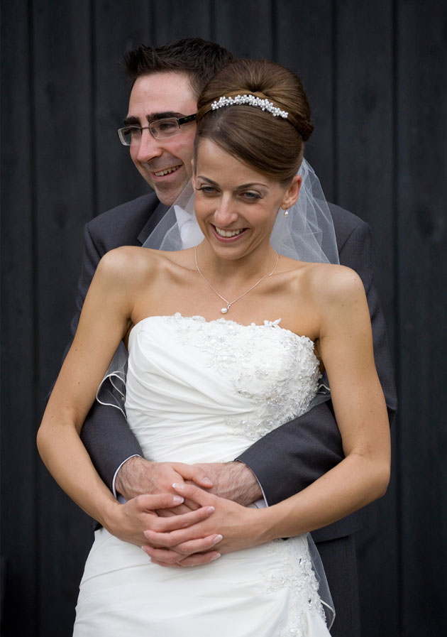 natural portrait bride and groom channels essex