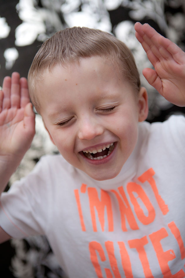 laughing child portrait