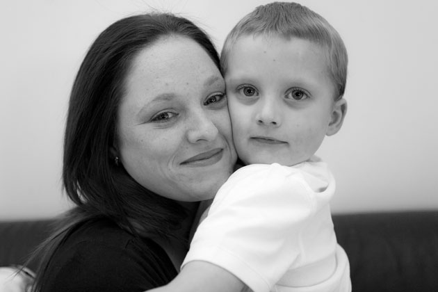 mother and son portrait essex