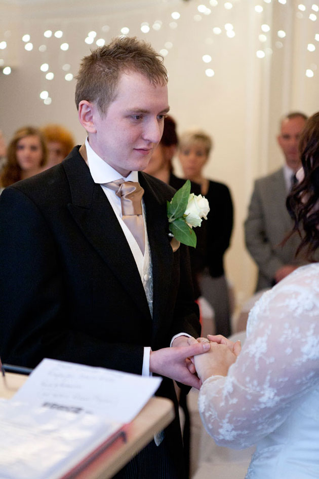 wedding ceremony groom ewell court house