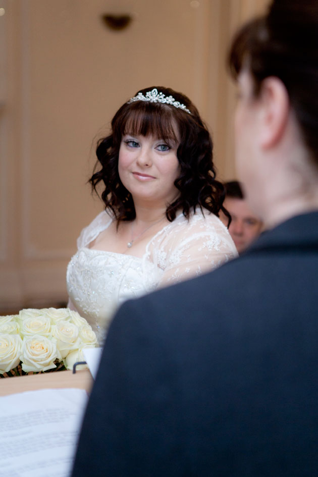 wedding ceremony bride ewell court house