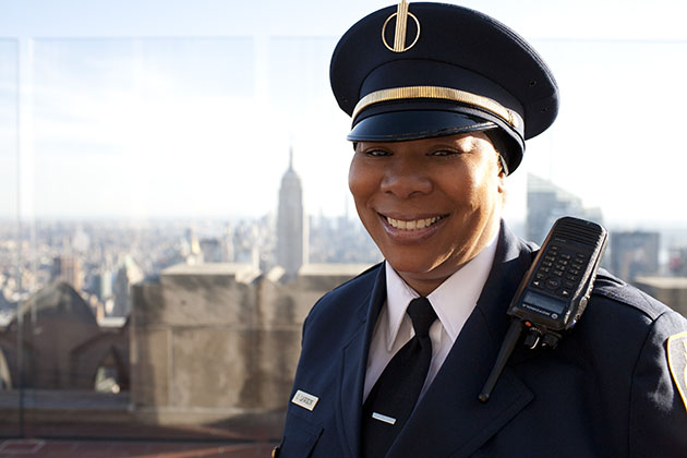 portrait at the top of the rock