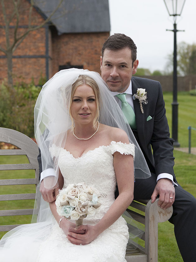 Wedding couple at Channels Lodge