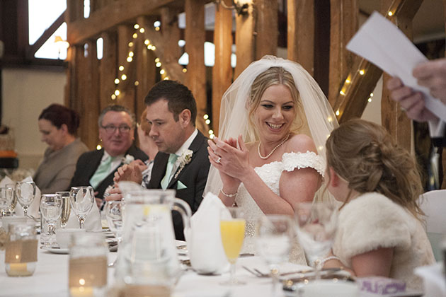 Wedding speeches Essex Barn Channels Essex