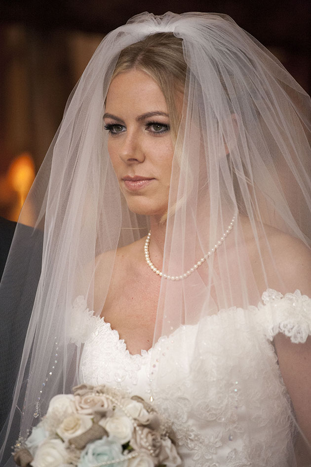 Natural bridal portrait