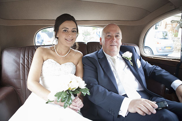 Southchurch _bride _dad _car