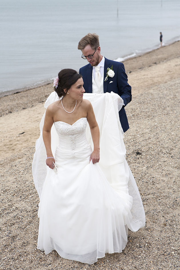 Bride Groom On Beach 1