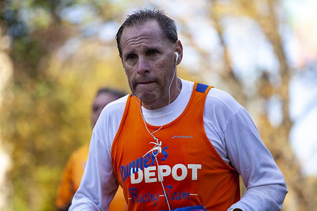 NYC 2016 marathon runner close-up