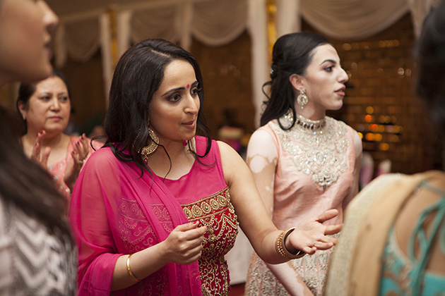 Dancing at an Indian party