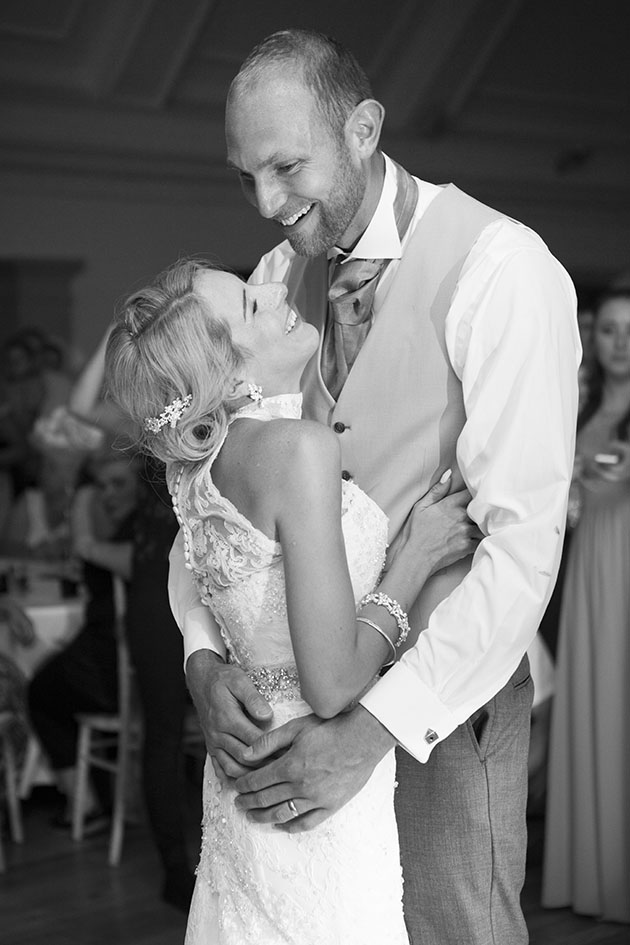 bride and groom's first dance