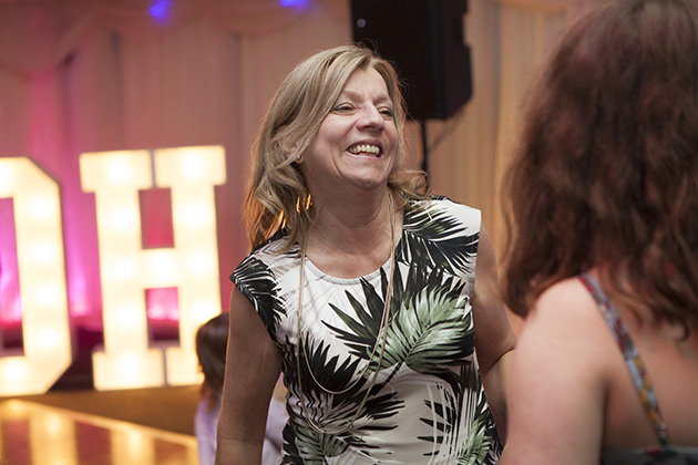 People dancing at a wedding