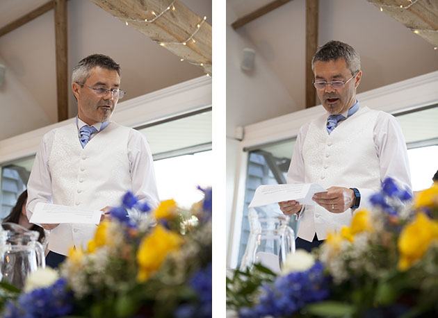 Best man making a speech