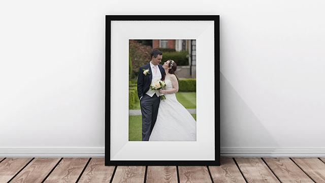 Bespoke wedding photo frames